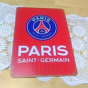 Paris, Saint-Germain Metal Sign Decor